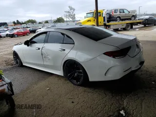 2019 Mercedes-Benz CLS with VIN WDD2J6BB2KA027923, listed as a Copart auction lot 84757884 with 111,984 mi miles and Salvage Title. Bid and sale history available at carsss.com. Image 2.