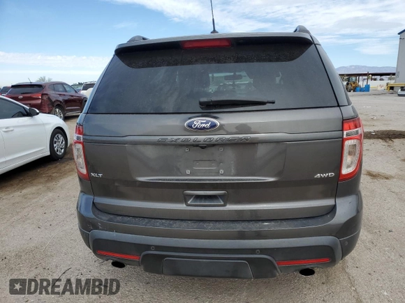 2015 Ford Explorer XLT with VIN 1FM5K8D87FGA25102, listed as a Copart auction lot 44557625 with 194,842 mi miles and Salvage Title. Bid and sale history available at carsss.com. Image 6.