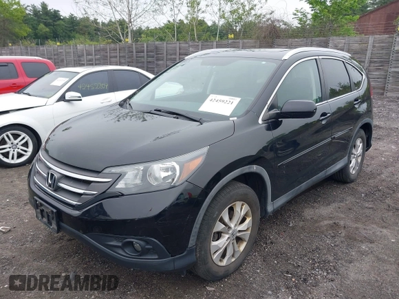 2012 Honda CR-V EX-L with VIN 2HKRM4H77CH613955, listed as a IAAI auction lot 42459221 with 158,917 mi miles and . Bid and sale history available at DreamBid. Image 2.