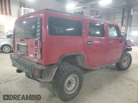 2004 Hummer H2 with VIN 5GRGN23U74H116568, listed as a Copart auction lot 81296154 with 146,517 mi miles and Salvage Title. Bid and sale history available at carsss.com. Image 3.