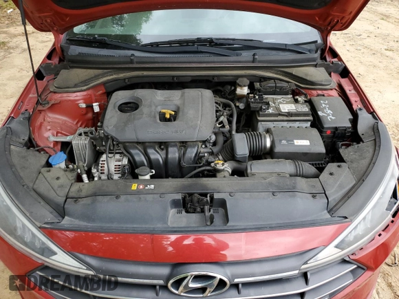 2019 Hyundai Elantra SE with VIN 5NPD74LF3KH468203, listed as a Copart auction lot 53043005 with 99,398 mi miles and Salvage Title. Bid and sale history available at DreamBid. Image 12.