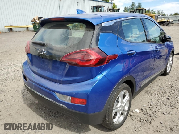 2020 Chevrolet Bolt EV LT with VIN 1G1FY6S05L4145205, listed as a Copart auction lot 58687672 with 20,742 mi miles. Bid and sale history available at carsss.com. Image 4.