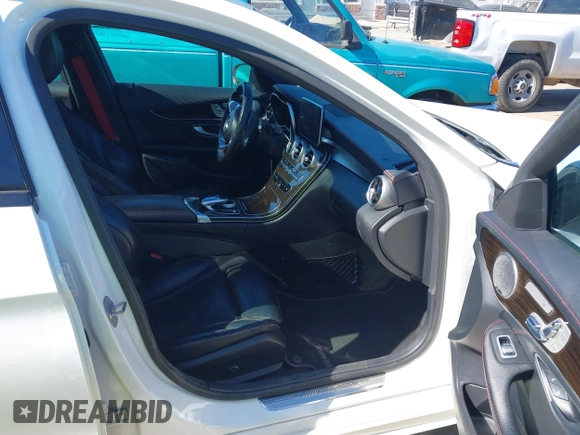 2018 Mercedes-Benz C 43 AMG with VIN 55SWF6EB4JU238408, listed as a IAAI auction lot 41630851 with 116,235 mi miles and . Bid and sale history available at carsss.com. Image 5.