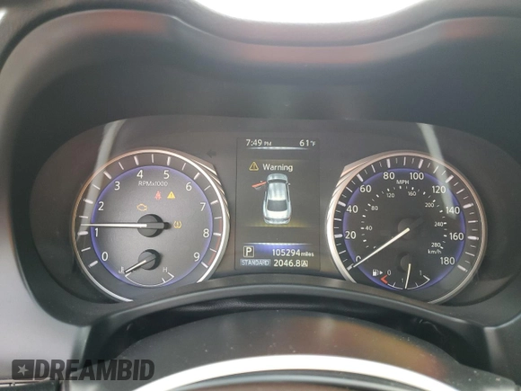 2015 Infiniti Q50 Premium z VIN JN1BV7AP2FM347932, wystawiony jako Copart lot #51823985 z przebiegiem 105 294 mil mil oraz Szkoda całkowita • Salvage title. Historia ofert i sprzedaży dostępna na DreamBid. Obrazek 9.