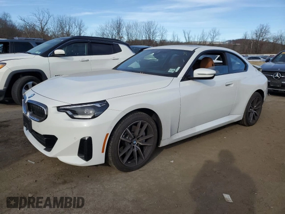 2024 BMW 2 Series 230i xDrive with VIN 3MW33CM05R8E02208, listed as a Copart auction lot 80850784 with 10,282 mi miles and Salvage title. Bid and sale history available at DreamBid. Image 1.