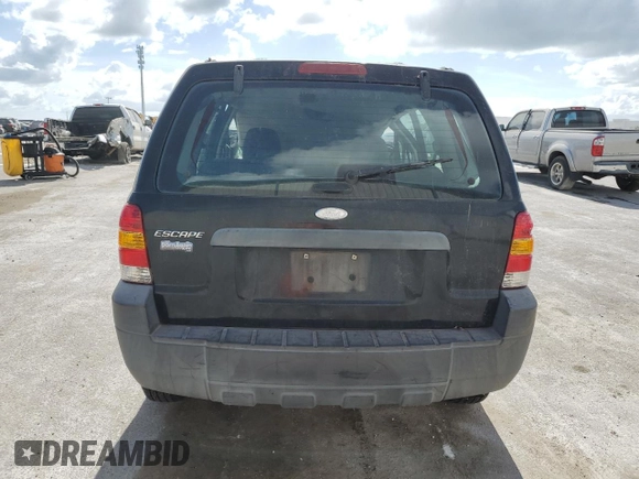 2006 Ford Escape XLS with VIN 1FMYU02Z66KA47528, listed as a Copart auction lot 76765444 with 0 mi miles and Non Repairable. Bid and sale history available at carsss.com. Image 6.
