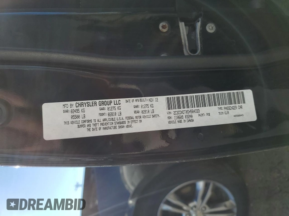 2013 Dodge Charger RT with VIN 2C3CDXDT0DH564333, listed as a Copart auction lot 89328635 with 147,976 mi miles and Salvage Title. Bid and sale history available at carsss.com. Image 15.