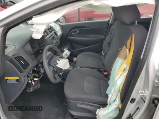 2015 Kia Rio LX with VIN KNADM4A33F6521898, listed as a Copart auction lot 47700235 with 45,262 mi miles and Salvage Title. Bid and sale history available at carsss.com. Image 7.