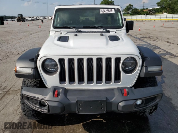 2019 Jeep Wrangler Unlimited Rubicon with VIN 1C4HJXFGXKW613269, listed as a Copart auction lot 62428605 with 56,270 mi miles and Salvage title. Bid and sale history available at DreamBid. Image 5.