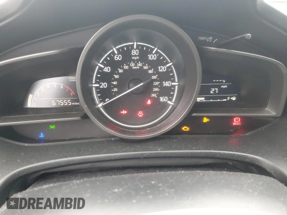 2018 Mazda 3 Touring with VIN 3MZBN1L31JM214352, listed as a Copart auction lot 51966315 with 67,555 mi miles and Salvage Title. Bid and sale history available at DreamBid. Image 9.