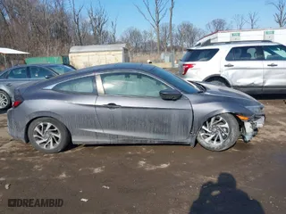 2017 Honda Civic Coupe LX-P with VIN 2HGFC4B03HH305863, listed as a IAAI auction lot 41415911 with 161,130 mi miles. Bid and sale history available at carsss.com. Image 13.