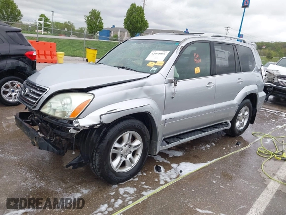 2007 Lexus GX 470 z VIN JTJBT20X270134217, wystawiony jako IAAI lot #42075951 z przebiegiem 210 309 mil mil oraz . Historia ofert i sprzedaży dostępna na DreamBid. Obrazek 2.