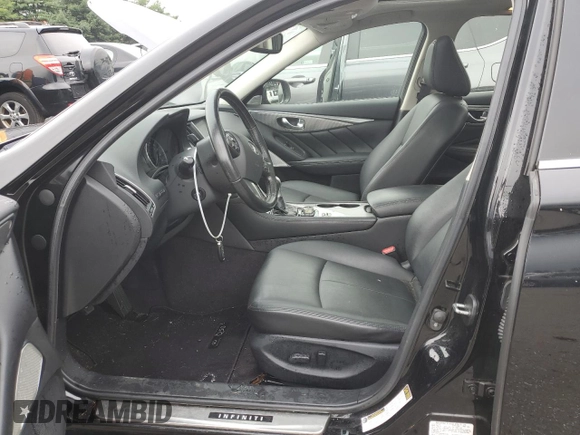 2017 Infiniti Q50 2.0t Sport with VIN JN1CV7ARXHM681506, listed as a Copart auction lot 66861994 with 97,493 mi miles and Salvage Title. Bid and sale history available at carsss.com. Image 7.