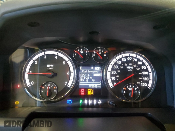 2012 Ram 2500 SLT with VIN 3C6TD5DT2CG320723, listed as a Copart auction lot 55232385 with 125,595 mi miles and Salvage title. Bid and sale history available at DreamBid. Image 9.
