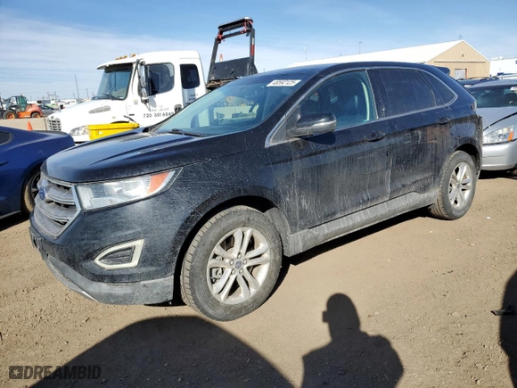 2016 Ford Edge SEL with VIN 2FMPK4J85GBB52364, listed as a Copart auction lot 48592125 with 103,817 mi miles and Salvage Title. Bid and sale history available at carsss.com. Image 1.