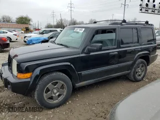 2006 Jeep Commander with VIN 1J8HG48K36C356793, listed as a Copart auction lot 52071605 with 218,100 mi miles and Salvage Title. Bid and sale history available at carsss.com. Image 1.