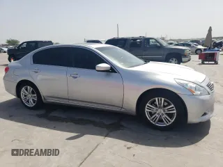 2015 Infiniti Q40 with VIN JN1CV6AP3FM501563, listed as a Copart auction lot 65633804 with 76,736 mi miles and Clean Title. Bid and sale history available at carsss.com. Image 4.