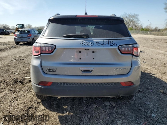 2018 Jeep Compass Limited with VIN 3C4NJDCB4JT372596, listed as a Copart auction lot 53936355 with 102,744 mi miles and Salvage title. Bid and sale history available at DreamBid. Image 6.