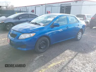 2009 Toyota Corolla with VIN 2T1BU40E49C168663, listed as a IAAI auction lot 41707834 with 54,129 mi miles. Bid and sale history available at carsss.com. Image 2.