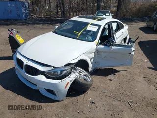2019 BMW 4 Series 440i xDrive with VIN WBA4J7C58KBM76130, listed as a IAAI auction lot 41885173 with 43,690 mi miles and . Bid and sale history available at carsss.com. Image 6.