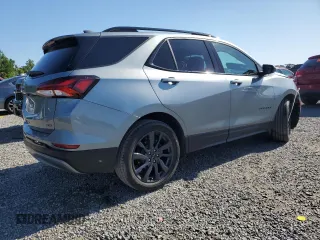 2024 Chevrolet Equinox RS with VIN 3GNAXMEG9RS122480, listed as a Copart auction lot 52601065 with 7,282 mi miles and Salvage Title. Bid and sale history available at DreamBid. Image 3.
