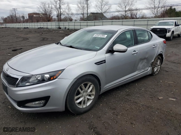 2012 Kia Optima LX with VIN KNAGM4A7XC5292315, listed as a Copart auction lot 52551205 with 116,554 mi miles and Salvage Title. Bid and sale history available at carsss.com. Image 1.