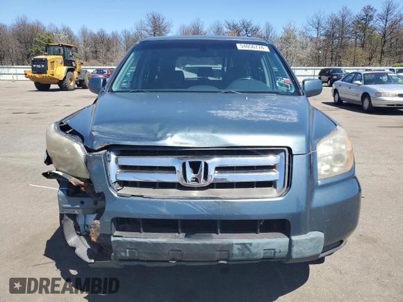 2006 Honda Pilot EX-L with VIN 2HKYF18766H561162, listed as a Copart auction lot 79991654 with 126,277 mi miles and Non Repairable. Bid and sale history available at DreamBid. Image 5.