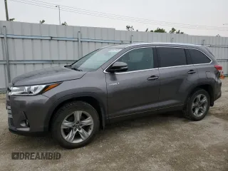 2019 Toyota Highlander Hybrid Limited with VIN 5TDDGRFH5KS076750, listed as a Copart auction lot 60531545 with 88,981 mi miles and Salvage title. Bid and sale history available at DreamBid. Image 1.