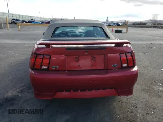 2001 Ford Mustang GT Deluxe with VIN 1FAFP45XX1F100307, listed as a Copart auction lot 45550465 with 108,540 mi miles and Salvage Title. Bid and sale history available at carsss.com. Image 6.