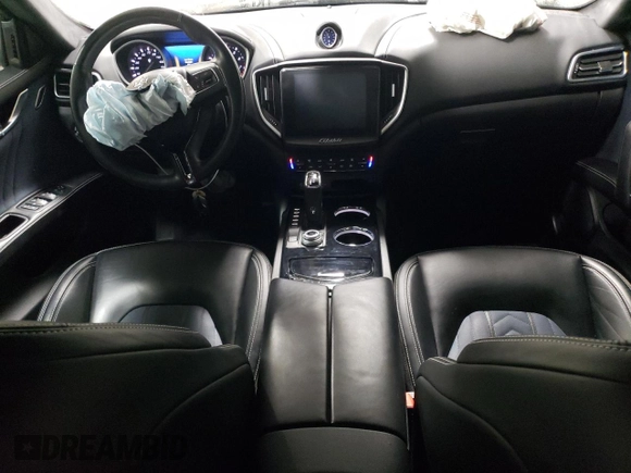 2019 Maserati Ghibli S Q4 GranLusso with VIN ZAM57YTL5K1319554, listed as a Copart auction lot 80105803 with 44,218 mi miles. Bid and sale history available at carsss.com. Image 8.