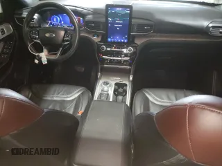2022 Ford Explorer Platinum with VIN 1FM5K8HW1NNA08296, listed as a Copart auction lot 84750084 with 42,879 mi miles and Salvage Title. Bid and sale history available at carsss.com. Image 8.