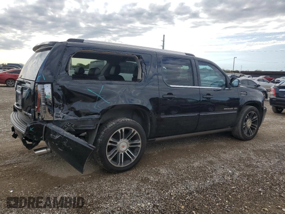 2014 Cadillac Escalade ESV Premium z VIN 1GYS3JEFXER156322, wystawiony jako Copart lot #79808204 z przebiegiem 209 892 mil mil oraz Szkoda całkowita • Salvage title. Historia ofert i sprzedaży dostępna na DreamBid. Obrazek 3.