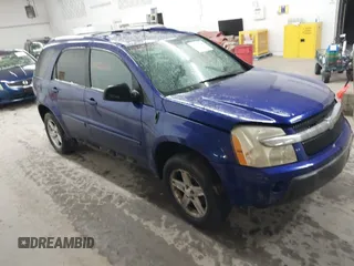 2005 Chevrolet Equinox LT z VIN 2CNDL73F556012592, wystawiony jako IAAI lot #41720246 z przebiegiem Nie podano mil oraz . Historia ofert i sprzedaży dostępna na DreamBid. Obrazek 1.