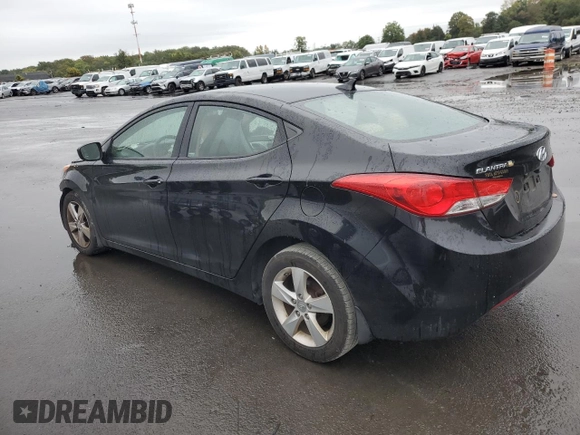 2013 Hyundai Elantra GLS with VIN 5NPDH4AE1DH197023, listed as a Copart auction lot 45961625 with 129,589 mi miles and Salvage title. Bid and sale history available at DreamBid. Image 2.