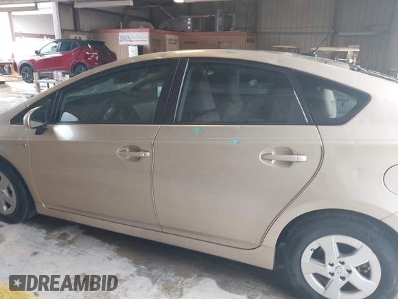 2011 Toyota Prius I with VIN JTDKN3DU2B1447144, listed as a IAAI auction lot 41887553 with 104,860 mi miles. Bid and sale history available at carsss.com. Image 14.