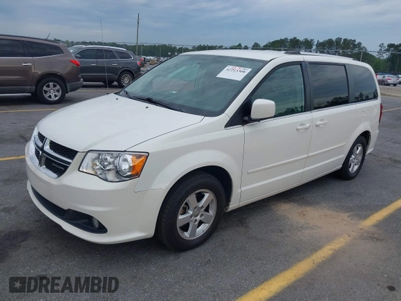 2011 Dodge Grand Caravan Crew with VIN 2D4RN5DG1BR725938, listed as a IAAI auction lot 42213308 with 162,894 mi miles and . Bid and sale history available at DreamBid. Image 2.