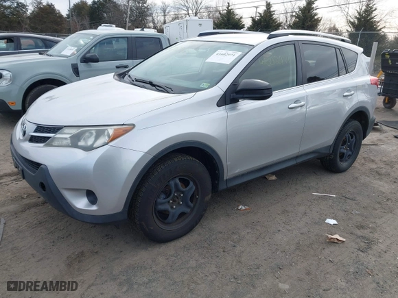2014 Toyota RAV4 LE with VIN JTMBFREVXED062425, listed as a IAAI auction lot 41602971 with 180,960 mi miles. Bid and sale history available at carsss.com. Image 18.