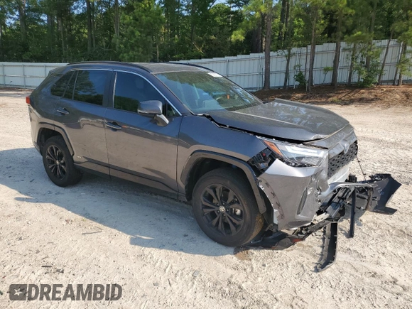 2022 Toyota RAV4 Hybrid SE with VIN 4T3T6RFV9NU096622, listed as a Copart auction lot 62356785 with 23,290 mi miles and Salvage title. Bid and sale history available at DreamBid. Image 4.