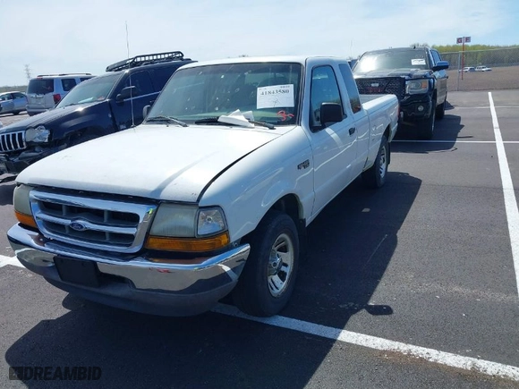 1999 Ford Ranger XL with VIN 1FTYR14X9XTA21833, listed as a IAAI auction lot 41843580 with 225,372 mi miles. Bid and sale history available at carsss.com. Image 2.