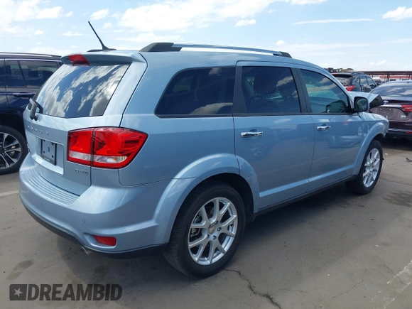 2013 Dodge Journey Crew with VIN 3C4PDCDG4DT680215, listed as a IAAI auction lot 42041962 with 82,705 mi miles and . Bid and sale history available at DreamBid. Image 4.