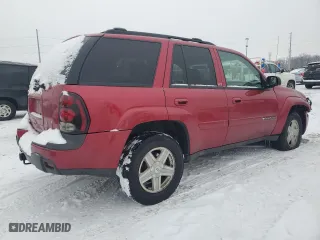 2002 Chevrolet TrailBlazer LS with VIN 1GNDT13S322351074, listed as a Copart auction lot 88994485 with 124,593 mi miles and Salvage Title. Bid and sale history available at carsss.com. Image 3.