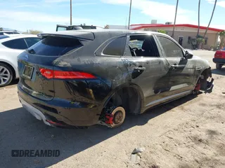 2020 Jaguar F-Pace S with VIN SADCM2FV6LA641169, listed as a IAAI auction lot 41413523 with 59,636 mi miles and . Bid and sale history available at DreamBid. Image 4.