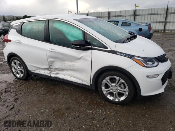 2020 Chevrolet Bolt EV LT with VIN 1G1FY6S02L4128863, listed as a Copart auction lot 43261433 with 18,594 mi miles. Bid and sale history available at carsss.com. Image 4.