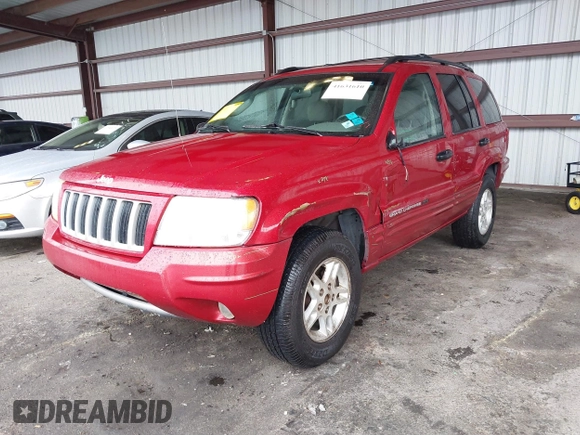 2004 Jeep Grand Cherokee z VIN 1J8GX48SX4C329289, wystawiony jako IAAI lot #41631610 z przebiegiem 212 362 mil mil oraz . Historia ofert i sprzedaży dostępna na DreamBid. Obrazek 2.