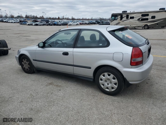 1999 Honda Civic DX with VIN 2HGEJ6446XH100761, listed as a Copart auction lot 84277854 with 82,619 mi miles and Clean Title. Bid and sale history available at carsss.com. Image 2.