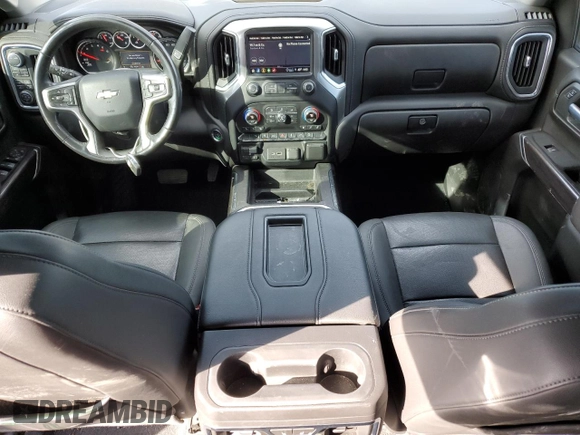 2021 Chevrolet Silverado 1500 LTZ with VIN 3GCUYGET0MG132005, listed as a Copart auction lot 49079175 with 90,246 mi miles and Salvage Title. Bid and sale history available at DreamBid. Image 8.