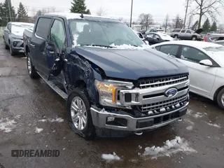 2019 Ford F-150 XL with VIN 1FTEW1E49KFC07492, listed as a IAAI auction lot 42008861 with 118,640 mi miles and . Bid and sale history available at carsss.com. Image 1.