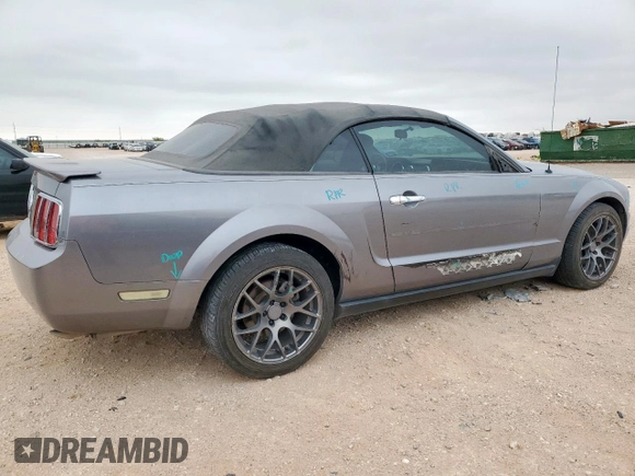 2007 Ford Mustang Deluxe with VIN 1ZVFT84N675330712, listed as a Copart auction lot 58337415 with 105,123 mi miles and Salvage title. Bid and sale history available at DreamBid. Image 3.