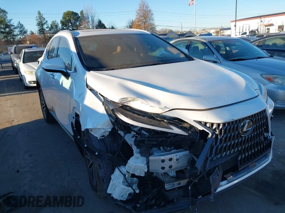 2024 Lexus NX 250 Premium with VIN JTJGDCAZ0R5021297, listed as a IAAI auction lot 40973448 with 6,601 mi miles and . Bid and sale history available at DreamBid. Image 6.