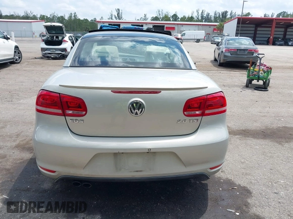 2012 Volkswagen Eos Komfort with VIN WVWBW7AHXCV006075, listed as a IAAI auction lot 42054520 with 104,037 mi miles and . Bid and sale history available at DreamBid. Image 15.